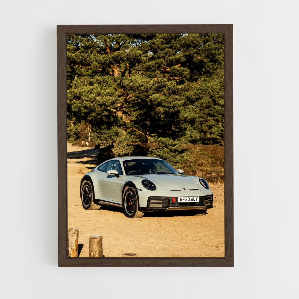 Poster captivant dakar – affiche Porsche (vue 5)